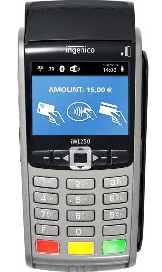   Ingenico iWL250 (251) GPRS Переносной POS-терминал для эквайринга  Б/У